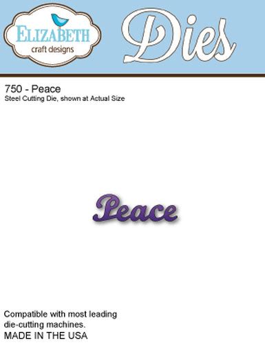 Elizabeth Craft Designs 750 Peace