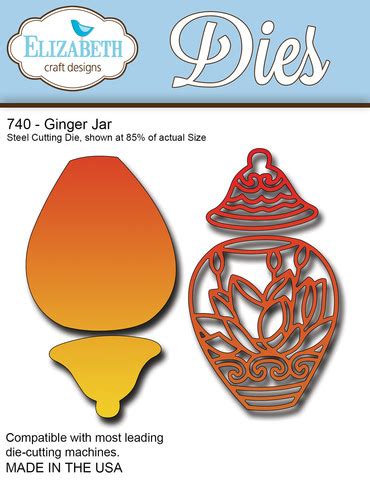 Elizabeth Craft Designs 740 Ginger Jar